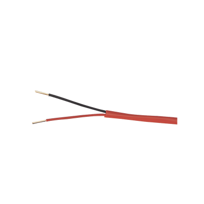 Alambre de Alarma contra Incendios - Bobina de 305 Metros: 2 x 16 AWG  Rojo  Tipo FPLR  (UL) FT4  Ideal para Sistemas de Detección y Evacuación de Incendios