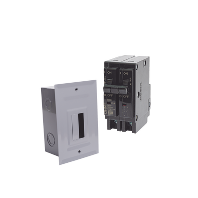 Kit Centro de Carga para empotrar con 1 Interruptor Térmico de 2 Polos  30Amp 120/240Vca 10kA.