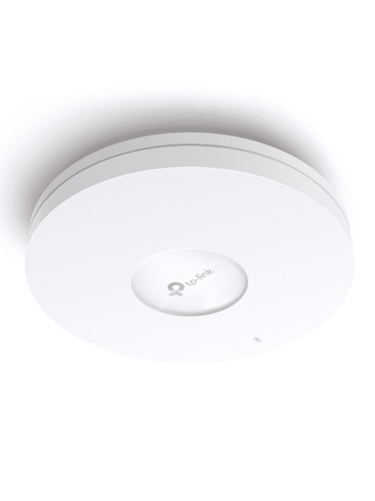 TP-LINK EAP620 HD - Punto de Acceso Omada Wi-Fi 6 AX1800 MU-MIMO 2x2 con Omada Mesh de alta densidad de usuarios  configuración por controlador o stand-alone para montaje en techo-pared y alimentación PoE+.