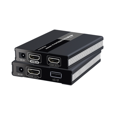 Kit extensor KVM ( Teclado  video  Mouse ) HDMI 1080P @ 60 Hz  60 metros con cable CAT5e/6