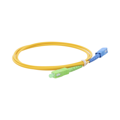 Jumper de Fibra Óptica Monomodo SC/APC-SC/UPC Simplex de 1 metro  3mm