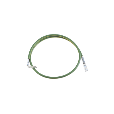 Jumper Para Aterrizar Equipos en Racks o Gabinetes  6 AWG  con Terminal Doblada a 90 Grados  0.60 m de Largo