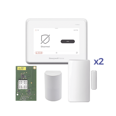 Sistema de Alarma con Pantalla Touch de 7" Compatible con sensores Inalambricos DSC  Bosh  2GIG ITI y Serie 5800 agregando el modulo PROTAKEOVER