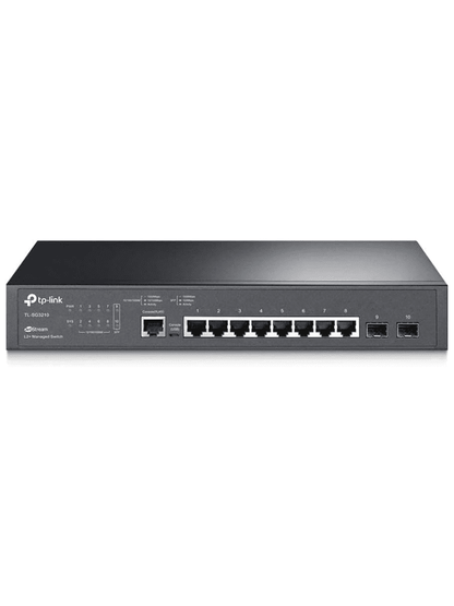 TP-LINK SG3210 - Switch JetStream SDN Administrable 8 puertos 10/100/1000 Mbps + 2 puertos SFP  administración centralizada OMADA SDN