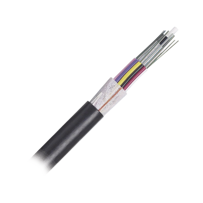 Cable de Fibra Óptica 24 hilos  OSP (Planta Externa)  No Armada (Dieléctrica)  MDPE (Polietileno de Media densidad)  Multimodo OM4 50/125 Optimizada  Precio Por Metro