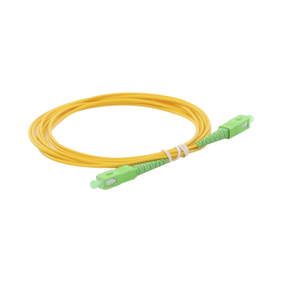 Jumper de Fibra Óptica Monomodo SC/APC-SC/APC Simplex de 3 metros  2mm