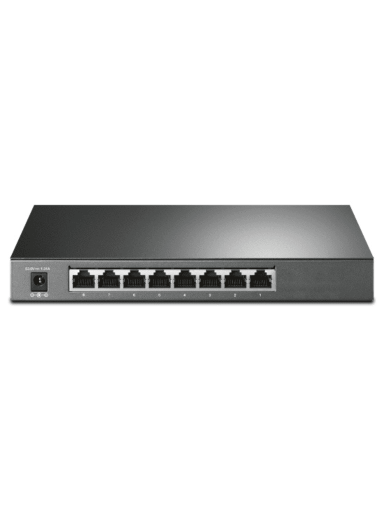 TP-LINK SG2008P - Switch PoE JetStream SDN Administrable 8 puertos 10/100/1000 Mbps  4 puertos PoE  62W  administración centralizada OMADA SDN