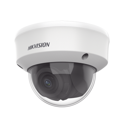 Domo TURBOHD 2 Megapixel (1080p) / Lente Varifical 2.7 a 13.5 mm / 40 mts IR EXIR / Exterior IP67 / IK10 / dWDR / Ultra Baja Iluminación / 12 Vcc