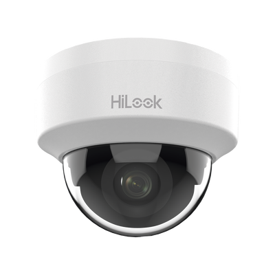 HiLook Series / Domo IP 2 Megapixel (1080p) / Lente 2.8 mm (Gran Angular) / 20 mts IR / Interior / PoE / dWDR / H.265+ / ONVIF