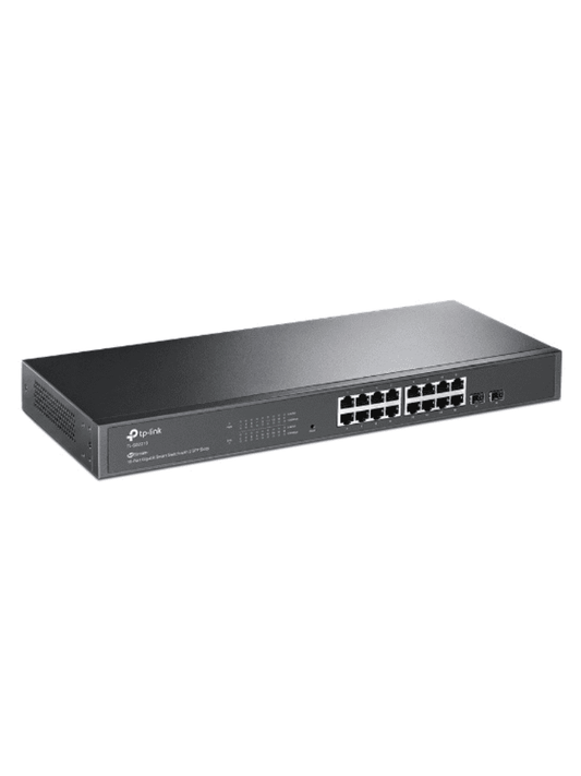 TP-LINK SG2218 - Switch Omada SDN Administrable   16 puertos Gigabit y 2 puertos SFP   Funciones sFlow  QinQ y QoS   Administración centralizada OMADA