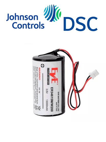 DSC-BATT13036V- Bateria De Litio 3.6 Vcd. 13.0 Ah. Para Sirena PG9901/PG9911