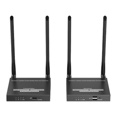 Kit Extensor Inalámbrico | 4K@60Hz | Transmisión hasta 50m | Transferencia IR | Emparejamiento SSID
