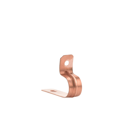 Abrazadera de Cobre para Fijar Cable a la Pared.