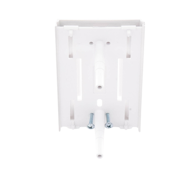 Soporte y tapa universal color blanco de PVC auto extinguible  para canaleta TEK100 (5595-10001)