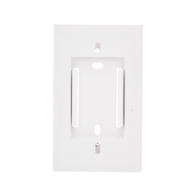 Soporte y tapa universal color blanco de PVC auto extinguible  para canaleta TEK100 (5595-10001)