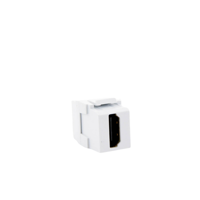 Módulo Acoplador HDMI 2.0  Hembra a Hembra Tipo-A  Categoría 2  Keystone  Color Blanco