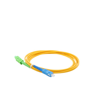 Jumper de Fibra Óptica Monomodo SC/APC-SC/UPC Simplex de 2 metros  3mm