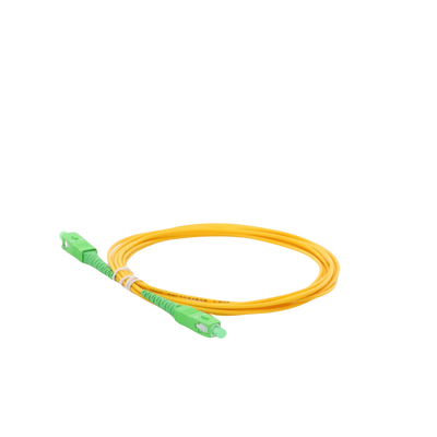 Jumper de Fibra Óptica Monomodo SC/APC-SC/APC Simplex de 3 metros  2mm