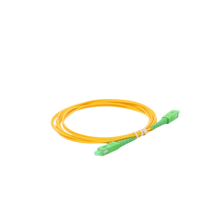 Jumper de Fibra Óptica Monomodo SC/APC-SC/APC Simplex de 3 metros  2mm