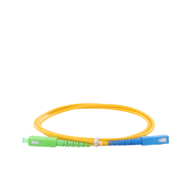 Jumper de Fibra Óptica Monomodo SC/APC-SC/UPC Simplex de 1 metro  3mm
