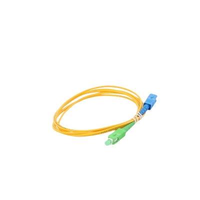 Jumper de Fibra Óptica Monomodo SC/APC-SC/UPC Simplex de 2 metros  2mm