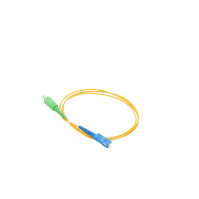 Jumper de Fibra Óptica Monomodo SC/APC-SC/UPC Simplex de 1 metro  2mm