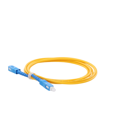 Jumper de Fibra Óptica Monomodo SC/UPC-SC/UPC Simplex de 2 metros   3mm