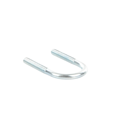 Abrazadera tipo U de 1/2"  con acabado Electro Zinc  no incluye tuercas y arandelas