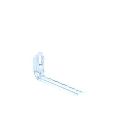 Ménsula omega tipo L inteligente  310 mm de ancho  con acabado Electro Zinc