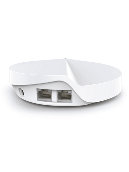 TP-LINK DECO M5 (1-Pack) - Router MESH para hogar de doble banda Wi-Fi 5 AC1300 Mbps con 2 puertos Gigabit WAN/LAN  4 antenas internas  además app Deco (iOS  Android)  protección HomeCare y antivirus integrado.