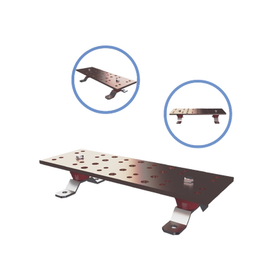 Barra de Unión para Telecomunicaciones (TMGB) de 12 in x 4 in x 1/4 in  Incluye Montaje para Muro y Aisladores