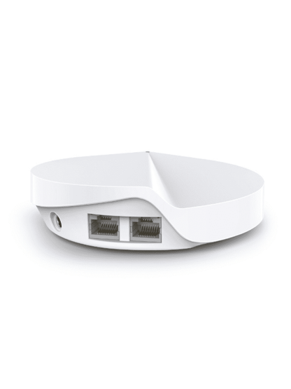 TP-LINK DECO M5 (3-Pack)- Kit de 3 routers MESH para hogar de doble banda Wi-Fi 5 AC1300 Mbps  con 2 puertos Gigabit WAN/LAN  4 antenas internas  administración mediante la app Deco (iOS  Android) y protección HomeCare.
