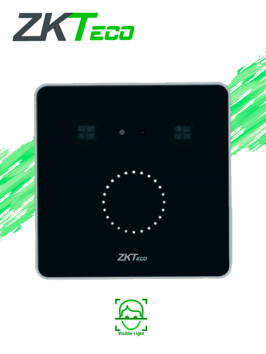 ZKTECO KF1100 - Lector de autenticacion facial SIN CONTACTO / 1500 Rostros / 100 000 Registros / TCP/IP / Wiegand / RS485 / Requiere panel de control de Acceso ZK o DM10 #ZK11 #ZK3