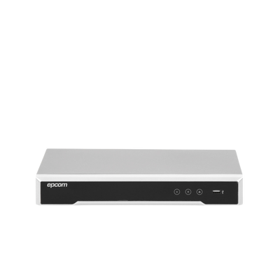 DVR 8 Canales 4K TurboHD + 8 Canales IP/ 8 Megapixel / Acusense  / Audio por Coaxitron/ 1 Bahía de Disco Duro / 4 canales de audio / 8 Entradas de Alarma / 4 Salida de Alarma /  H.265+