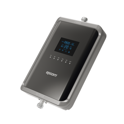 Kit Amplificador de Señal Celular 2G  3G  4G y 5G / Mejora llamadas convencionales y VoLTE / Amplifica señal de TELCEL  AT&T  MOVISTAR  BAIT DiRi y más / Cubre hasta 300 m² con una antena y hasta 600 m² con 2 antenas.