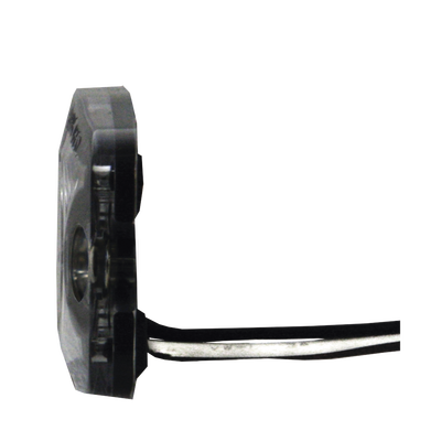 Luz Auxiliar de 3 LED  ámbar  SAE Clase I  Lente transparente