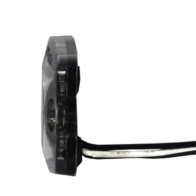 Luz Auxiliar de 4 LED  ámbar  SAE Clase I  Lente transparente