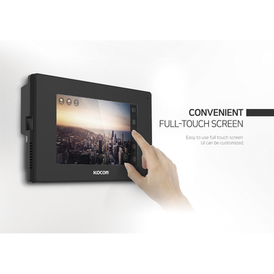 Grabe Quien toca a su Puerta  Videoportero  TOUCH SCREEN de 7"  GRABACION en microSD /Función de intercomunicador.