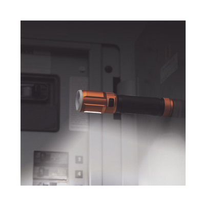 Linterna LED Portátil Recargable 500 Lúmenes con Luz Frontal y Lateral de Trabajo. Lámpara con tapa de Extremo con Imán  USB-C