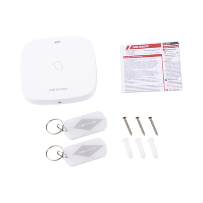 (AX HUB) Lector de Tag Inalámbrico para Panel de Alarma HIKVISION / Exterior IP65 / Permite Armar y Desarmar