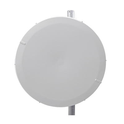 Antena Direccional de Alto Rendimiento/ Parábola profunda para mayor aislamiento al ruido / 29 dBi / 4.9 - 6.4 GHz / Conector de guía de onda para radios B5x y C5x / Fácil Montaje y Soporte de acero inoxidable / Radomo Incluido