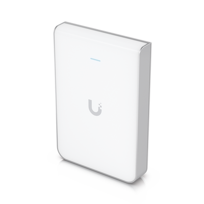 Access Point UniFi U6 In Wall/Montaje p/pared  WIFI 6 2.4 Y 5 Ghz  hasta 5.3 Gbps  1 pto PoE In  4 ptos secundarios (1 PoE Out)