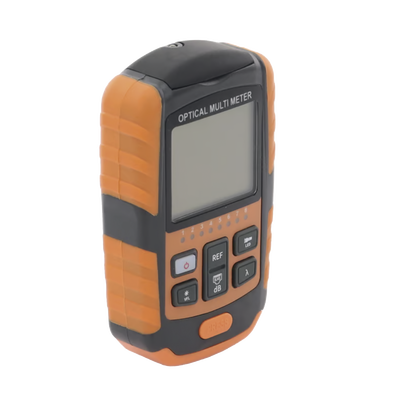 Medidor de Potencia Óptica (MINI OPM) / Versión Reducida / Compatible con Fibra Óptica Multimodo y Monomodo / Soporta conectores SC  ST Y FC / Incluye Función de VFL 2 mW / Incluye función para probar Cables RJ45