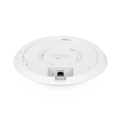 Punto de Acceso UniFi WiFi 6E Enterprise  alta densidad  hasta 600 usuarios  Mu-MIMO 4x4  bandas 2.4/5/6 Ghz  (1) puerto RJ45 2.5G (POE+ no incluido)