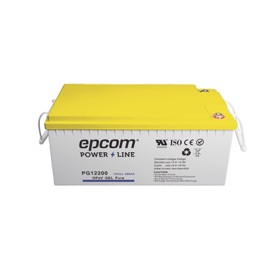 Batería de GEL PURO OPzV / 12 V @ 200 Ah / Ciclo profundo / Uso en Aplicaciones Fotovoltaicas y de Respald
