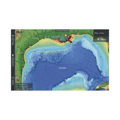 M-NA-Y204-MS C-MAP REVEAL del Golfo de México y Bahamas