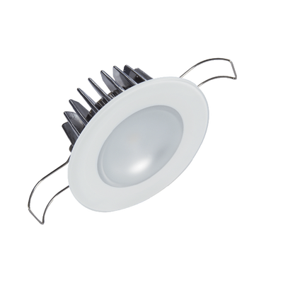 Luz led marina Mirage  emite luz color blanco  rojo y azul de 380 lúmenes para uso interior y exterior con grado de protección IP67.