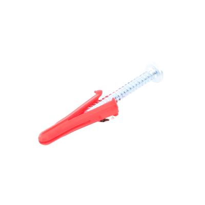 Paquete Con 10 Taquetes Rojos de 1/4" y 10 tornillos 10 x 1 1/2" (4.82 x 38 mm) (1103-05002)