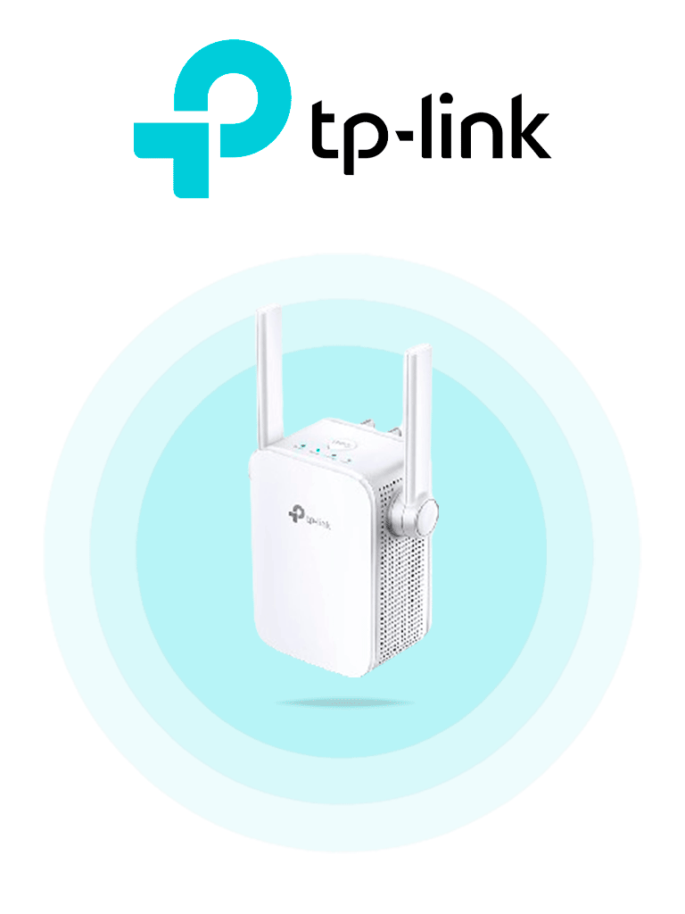 TP-LINK RE305 - Repetidor de señal WiFi  AC1200  2.4GHz (300Mbps) y 5GHz (867Mbps)   Indicador Inteligente de Señal  Modo punto de acceso  2 antenas externas  1 puerto 10/100Mbps Ethernet (RJ45)