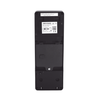 2 EN 1 / Lector Biométrico IP65 con Función de Videoportero y lector QR Incluida/ Llamada a APP de Smartphone Hik-Connect P2P (No requiere monitor) /  Soporta Tarjetas - Huellas - Códigos QR / Cámara 2 MP Compatible con DVRs y